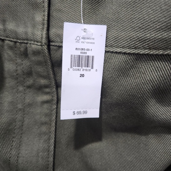 NWT Banana Republic Belted Green Mini Skirt 20 - Picture 4 of 5